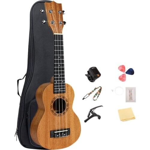 Guitar Ukulele 23 Inch Four String Wooden Beginner With Gig Bag For Beginner Starter Adult Beginner Kit Best Gift