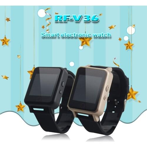 RF-V36 GPS Watch Tracker for Elederly Kids GPS LBS WiFi Tracking Heart Beat&Blood Pressure&Seedntariness Reminder Phone Locator