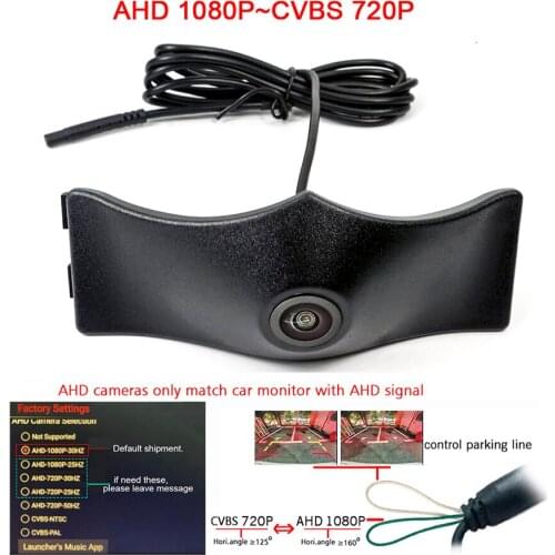 CCD HD Car Front grille Camera for Audi A6L (quattro) 2018 year front view camera Waterproof HD night vision