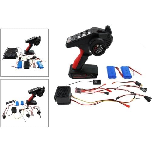 RC Car Engine Sound Simulated Module Set Simulator w/ Speaker for 1/5 1//8 1/10 1/16 Vehicle for WPL B14 B14K B24 B24K RC Trunk