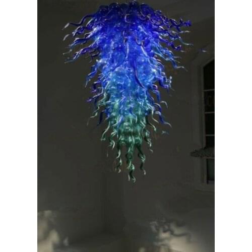 Fashion Hand Blown Coloured Glass Style Chandelier for Hotel Decor