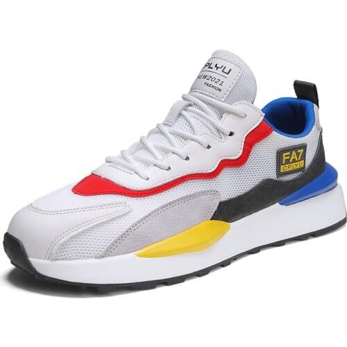 Spring And Summer New Fashion Mens Sports Shoes Comfortable Casual Mens Shoes Mesh Breathable Designer Mens Shoes Sneakers