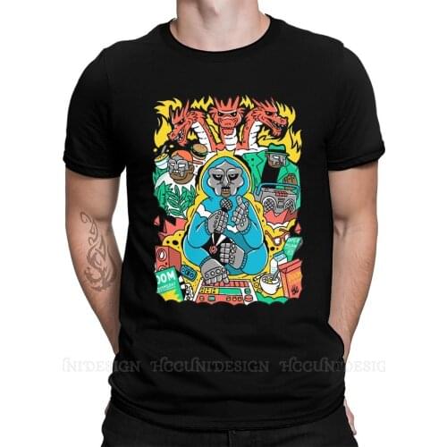 Men T Shirts Doom Slayer Shooting Games Funny Tee Shirt MF DOOM & FRIENDS Short Sleeve T-Shirt Pure Cotton Adult Clothing