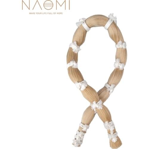 NAOMI 1 Bulk 250g 80cm Length Horse Hair Horse Tail Hair For Violin Bow Hair Rehair Mongolian Horse Hair Bow Work-White