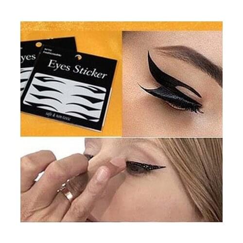 New Hot 4 Pair Temporary Eyeliner Tattoo Sticker,Eyeshadow,Eye Stickers,Mask