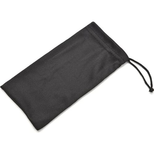 17*8.5cm Soft Cloth Sunglasses Bag Microfiber Dust Waterproof Storage Pouch Glasses Carry Bag Portable Eyewear Case Container