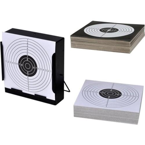 Tactical Shooting Traning Square Target 5.5" Target Holder 100 Paper or Gun/Rifle/Pistol/Airsoft/BB Gun/Pellet Gun/Air Rifle
