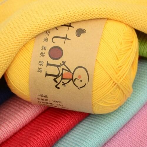 100% cotton hand knitting yarn baby yarn sweater 20piece/lot 50g/piece