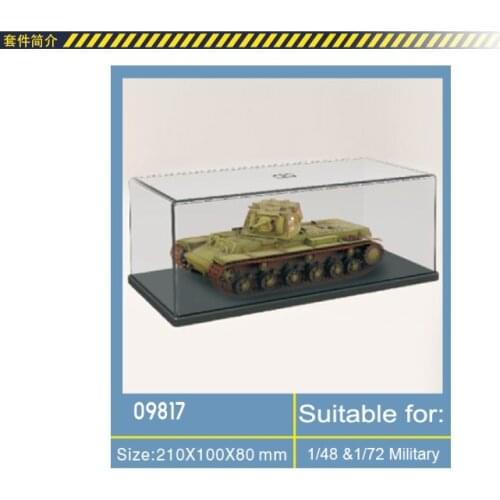 Trumpeter 100% original 09817 model display case display box 210mmx100mmx80mm suitable for scale miniature military model