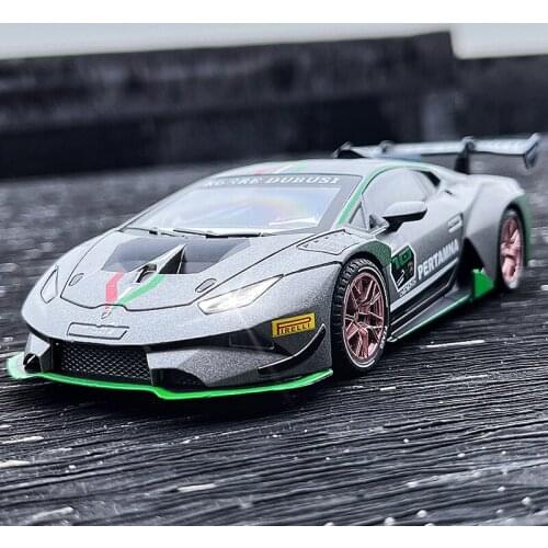 1:32 HURACAN ST EVO Alloy Sports Car Model Diecasts & Toy Vehicles Metal Car Toy Model Simulation Sound Light Childrens Toy Gift