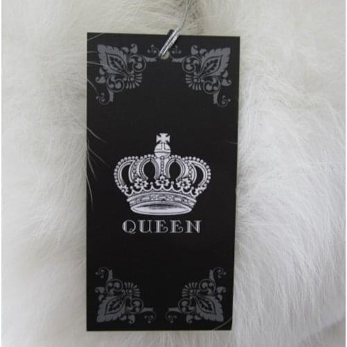 Free shipping customized with own logo tag paper hang tag for clothing 300gsm art paper price label