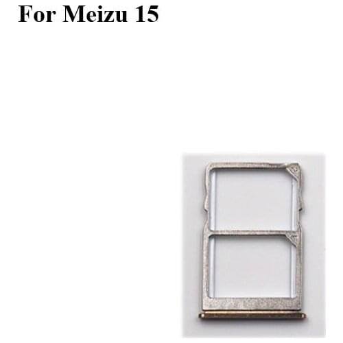 For Meizu 15 New Tested Sim Card Holder Tray Card Slot For Meizu15 Sim Card Holder Replacement Parts