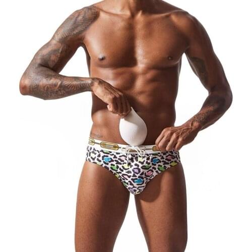 Men Swimwear sexy male swimming briefs underwear Quick drying Men Underwear Pad Swimsuit Male swimming trunks Men swim tanga