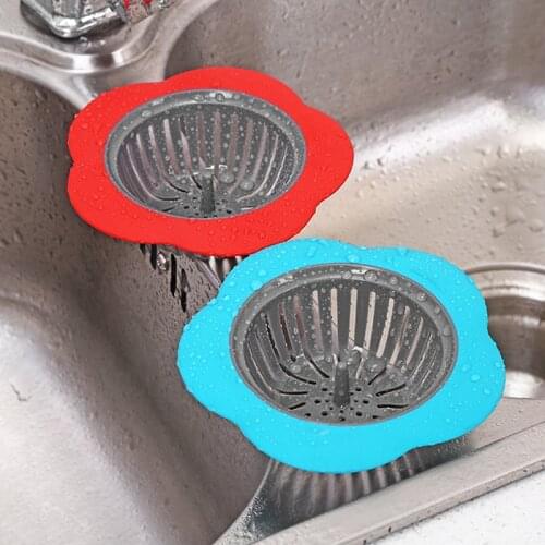 Kitchen Sink Filter Screen Floor Drain Hair Stopper Bath Room Hand Sink Plug