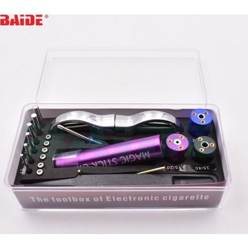 Tools Wire Coiling Tool Master Coiling Kit 20 in 1 for Electron Cigarette DIY RDA RBA Atomizer Winding Jig Vape Coil 100 set/lot