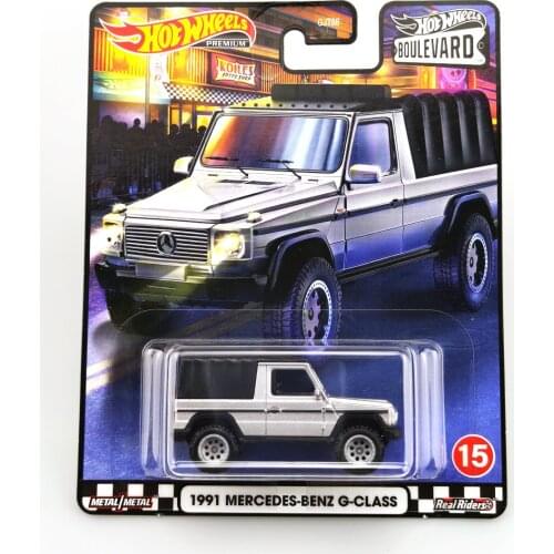 2020 Hot Wheels Car 1991 MERCEDES-BENZ G-CLASS 1/64 Boulevard Real Riders Collection Metal Diecast Model Cars Toys