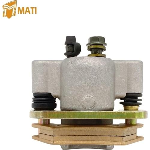 Mati Right Rear Brake Caliper Assembly for ATV Polaris Ranger 400 500 800 HO 4X4 MIDSIZE Replacement 1911615 with Pads
