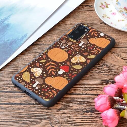 For Samsung Galaxy Autumn Elements Print Soft Matt Phone Case