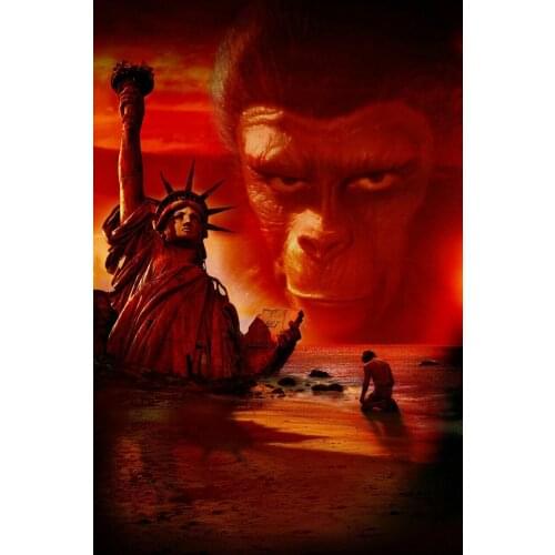 PLANET OF THE APES Movie Art Film Print Silk Poster Home Wall Decor 24x36inch