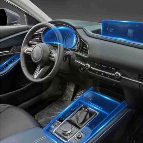 Suitable For 20-21 Models Of 3 Angkesaila CX5 Atez Sticker Cx30 Panel Interior Film Gear Film Transparent Control Central T3B7