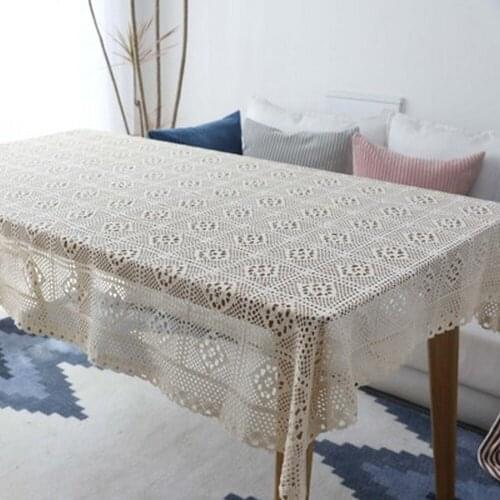 Hollow Decorative Table Cloth Lace Tablecloth Rectangular Tablecloths Dining Table Cover Obrus Tafelkleed Mantel Mesa Nappe
