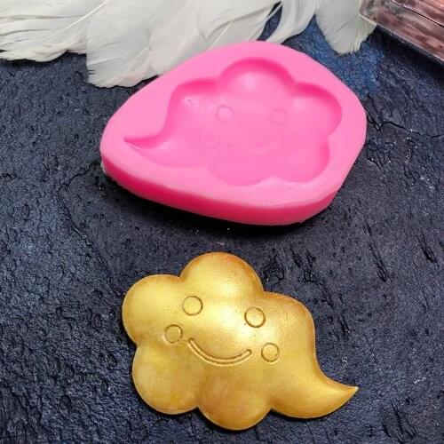 Smile cloud silicone mold chocolate fondant cake decoration accessories resin mold molde de silicone