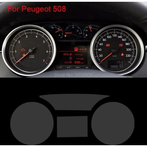 TOMMIA For Peugeot 508 11-17 Screen Protector HD 4H Dashboard Protection Film Anti-scratches Car Sticker