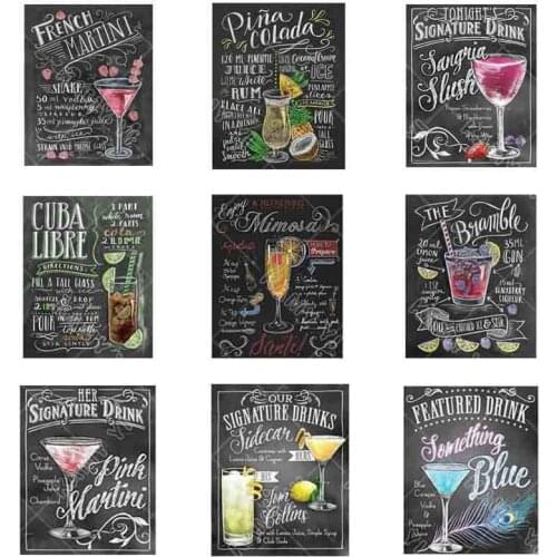 5d diamond painting Summer drink Plant diamond embroidery cross stitch kits full square rhinestone of pictures home decor