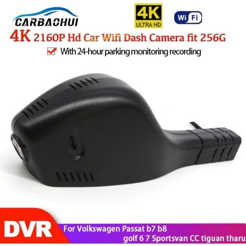 Car DVR Wifi Video Recorder Dash Cam Night vision Full HD 2160P For Volkswagen Passat b7 b8 golf 6 7 Sportsvan CC tiguan tharu