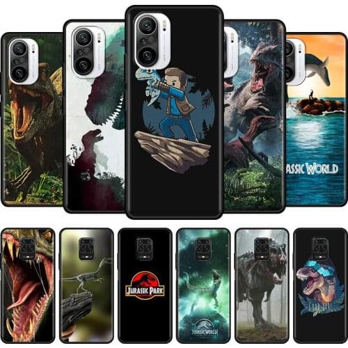 Funny Jurassic Park Smartphone For Xiaomi Redmi Note 10 9 9T 9S 8 8T 7 Pro Max TPU Cover Soft Fundas Shell