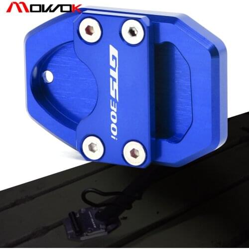 CNC Aluminum Side Stand Enlarger Plate Kickstand Extension For SYM GTS300 GTS 300i gts300i cruisym 300 CRUISYM300 all years