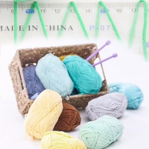Knitted Craft Baby hand LOT wholesale Colorful Craft Crochet Yarn babycare Knitting 4PLY soft 25g Soft Cotton Knitted Wool