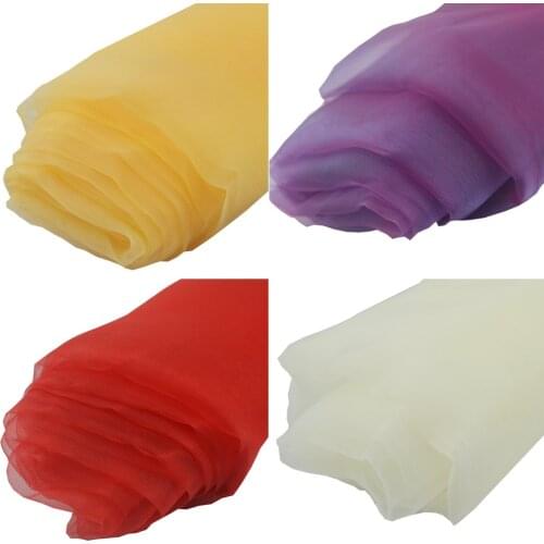 100CM x145CM Organza Cloth Wedding Background Arch Decoration Supplies Home Table cloth Curtain Dress Bride Veil Organza Fabric