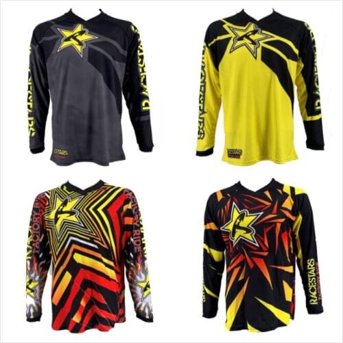 RACESTARS 2020 Summer Moto Motorcycle GP Mountain Bike Motocross Jersey XC BMX DH MTB short Sleeve Quick Dry Breathable T Shirt