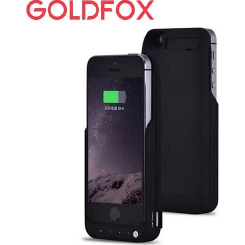 GOLDFOX 4200mAh External Battery For iPhone 5 5s SE Phone Backup Charger Case Emergency Phone Bateria Battery Charger Case Cover