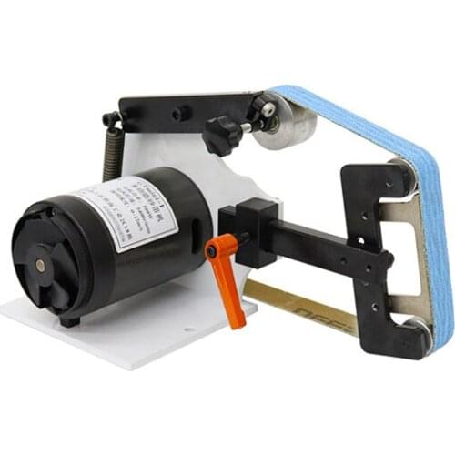 GTmini-l Mini DIY Belt Sander Small Desktop Multi-functional Belt Machine Polisher Grinding Machine 220V 700W 0-32m/s (660*25mm)