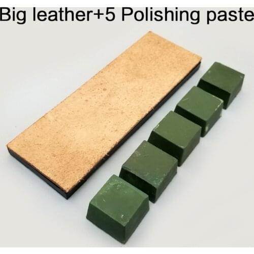 Polished mirror polishing combination large leather and polishing knife polishing tool polishing cowhide Sharpening wax grinding