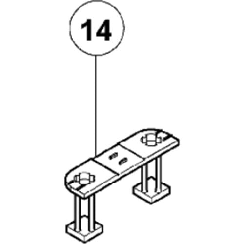 Bracket for HIKOKI SV12SG FSV10SA 322756