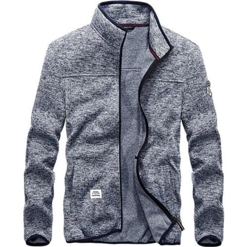 Pop Brand jacket men stand collar mens outerwear sportswear soft tactical jackets male fashion warm casual coats men clothes