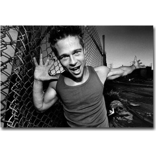 Fight Club Hot Movie 8 Wall Sticker Silk Poster Art Light Canvas Home Decoration