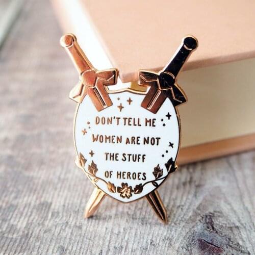 Literature Women Poets Feminist Enamel Brooch Pin Backpack Hat Bag Lapel Pins Badges Women Mens Fashion Jewelry Accessories