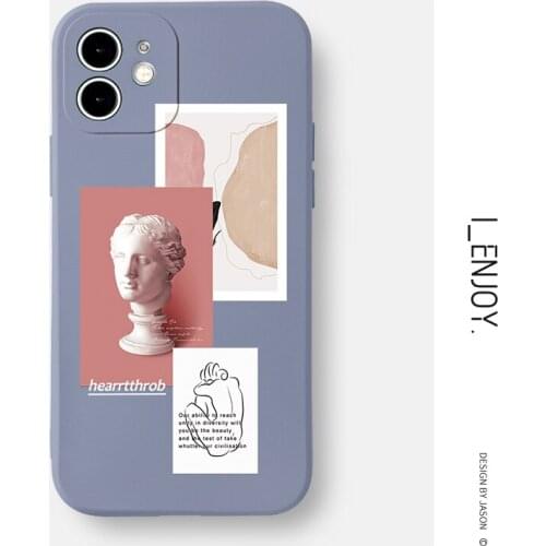 Official Original Soft Silicone Case for Apple iPhone 11 12 Pro MAX SE 2020 XR XS X 6 6s 7 8 Plus Shockproof Phone Cover