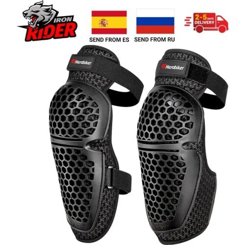 HEROBIKER Summer Motorcycle Knee Pads Protective Gear Knee Gurad Men Knee Protector Rodiller Equipment Gear Motocross Joelheira