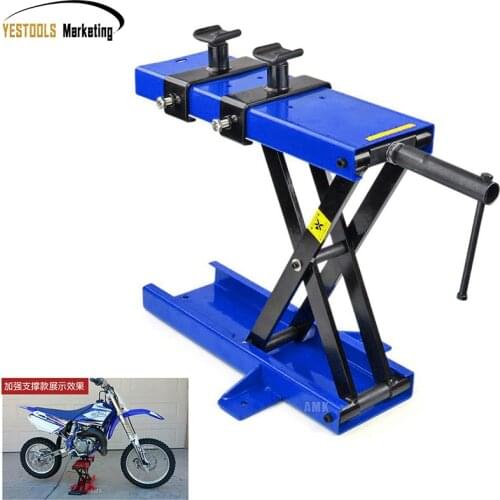 500KG Scissor Hoist Jack Lifting Cranes Motorcycle Repair Stand Center Scissor Lift Hoist Workshop Bench Lifting Tool(450*150mm)