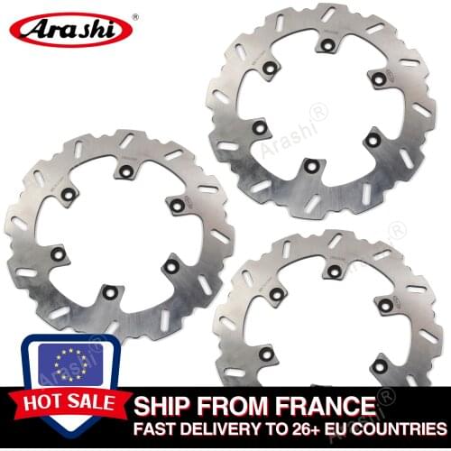 Ship From France Front Rear Brake Disc Rotors CNC For YAMAHA RD LC 350 1985-1993 / XJ 600 1983-1991 / FZX FAZER 750 1986-1990