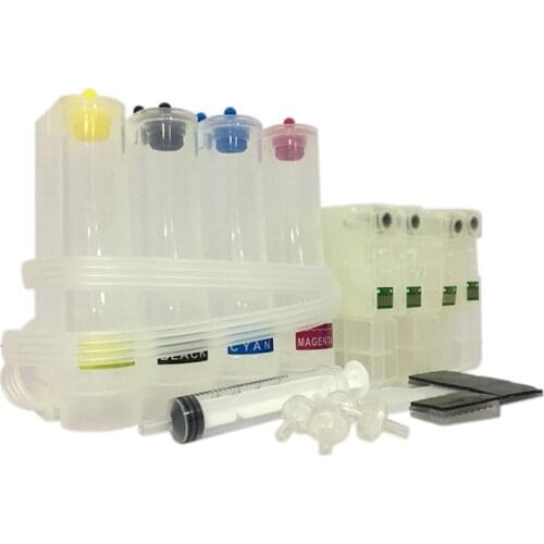 Empty Refillable Ink Cartridges Replacement for MB2340/MB2040/MB2140/MB2740, 4 Colors Ink Supply Cartridges System PGI1400CISS