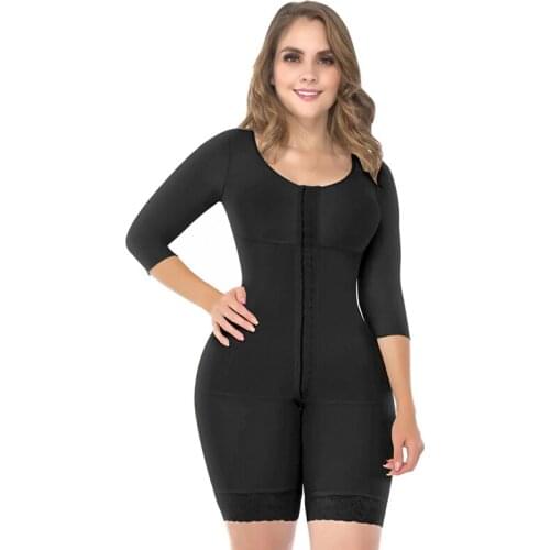 Post Surgery Full Body Shapewear Tummy Control And Butt-Lifting Effect With Built-In Bra For Women Sexy Bodysuit