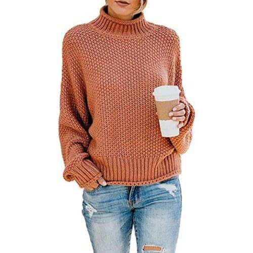 Feelycc 2021 Autumn Winter half Turtleneck Pullover Sweater Women Plus Size Knitted Sweaters Jumpers Soft White Black Sweater