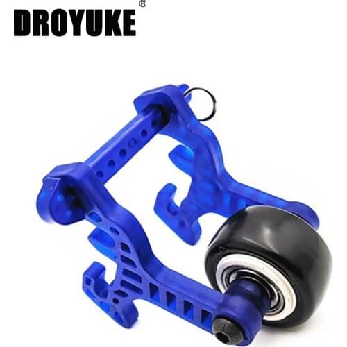 Droyuke 1 Set Plastic Metal High Speed Wheelie Bar Anti-roll Wheel for HSP 94108 94111 94188 110 Scale RC monster Car Accessory