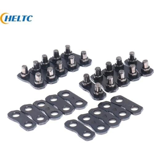 10Pcs Black Stainless Steel Chainsaw Chain Joiner Link For Joinning 325 058 Chains Chainsaw Parts Garden Tools